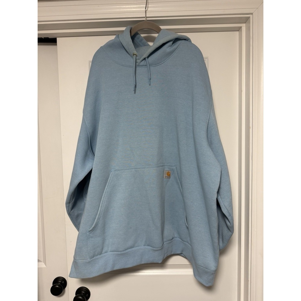 Carhartt, Men's Loose Fot Sweatshirt, Light Blue, Size 4XL
